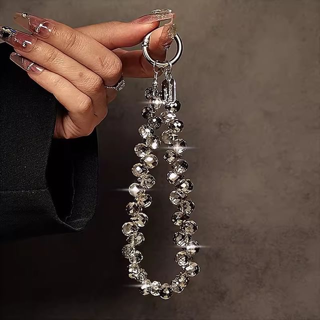 Crystal Strap Phone Faux