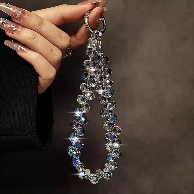 Crystal Strap Phone Faux