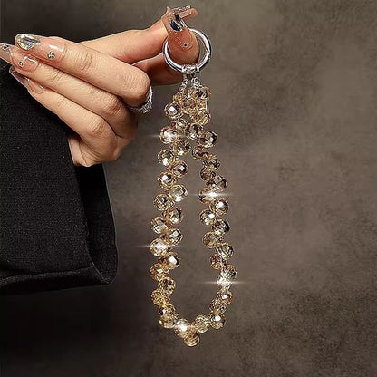 Crystal Strap Phone Faux