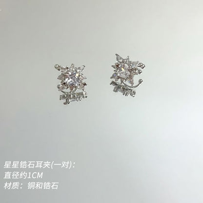 (Various Rhinestone Alloy Designs) Cuff Ear
