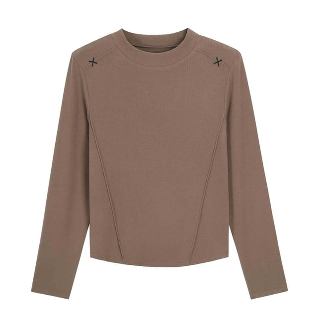 Long-Sleeve Plain Tee