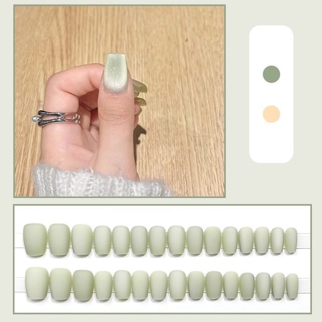 Katzenaugen-Druck auf Zehennägel