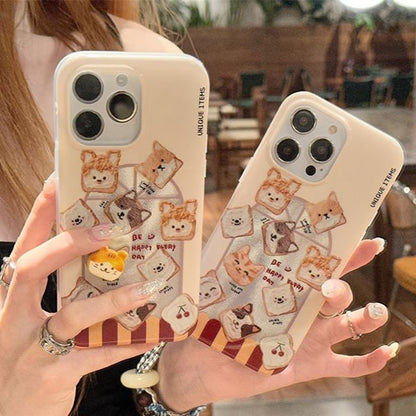 Set Phone / Case Animal Decoration Adhesive