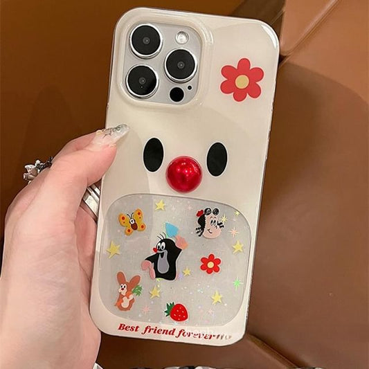 Bead Cartoon Set Adhesive Decoration / Case Phone