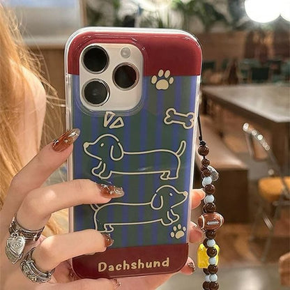 / Phone Set Strap Case Dog