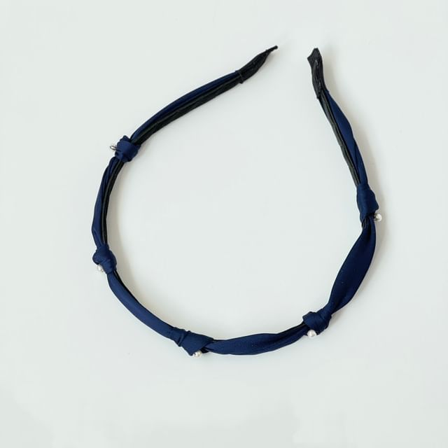Headband Faux Pearl Knot