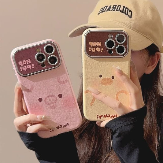 Animal Faux Case Phone Leather