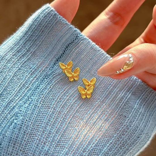 Butterfly 925 Sterling Silver Stud Earring
