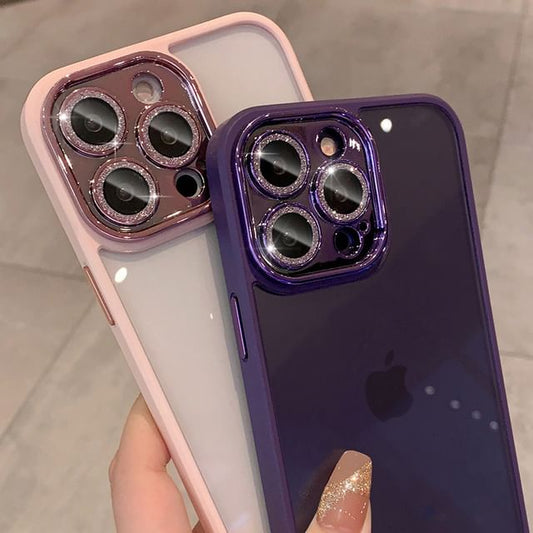 Phone Case Glitter Lens Protection