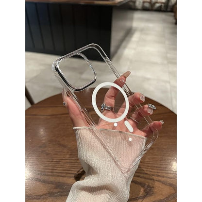 Transparent (Compatible MagSafe) with Phone Magnetic Case