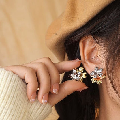 Alloy Jacket Cuff Ear / Floral