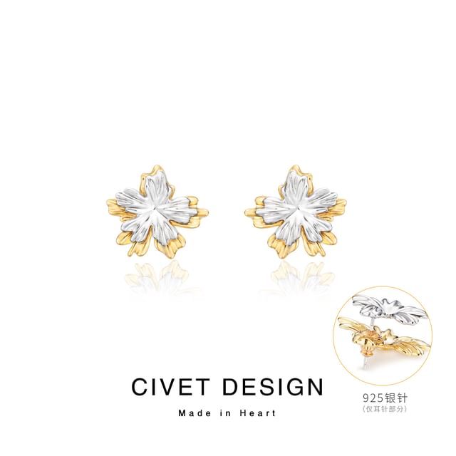 Alloy Jacket Cuff Ear / Floral