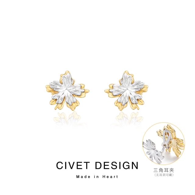 Alloy Jacket Cuff Ear / Floral