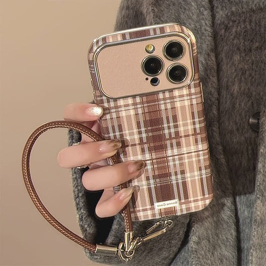 Strap Set / Plaid Case Phone