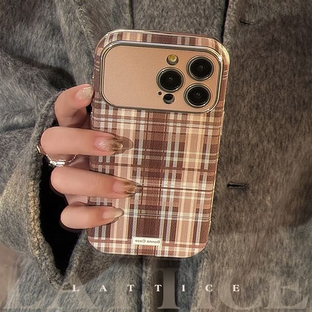 Strap Set / Plaid Case Phone
