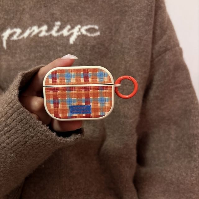 / Plaid Pro AirPods Case Earphone Skin