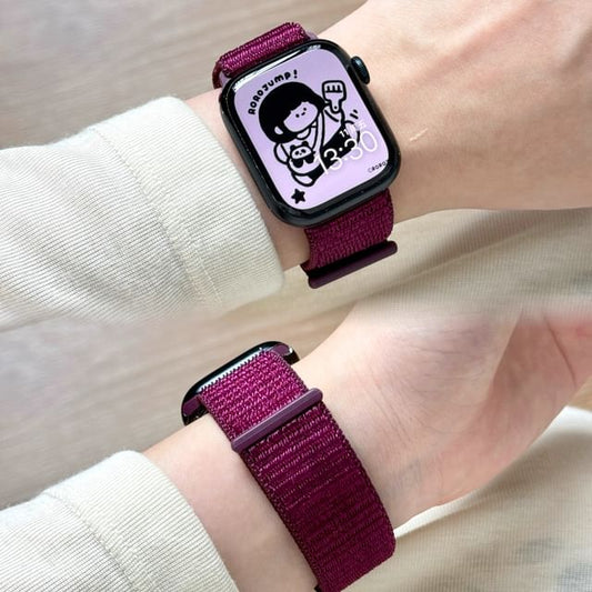 Adhesive Band Watch Nylon Apple Self