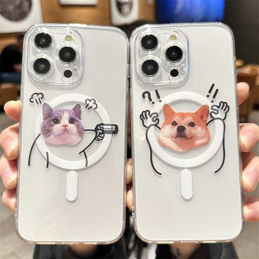 Magnetic Animal Case MagSafe) with (Compatible Phone