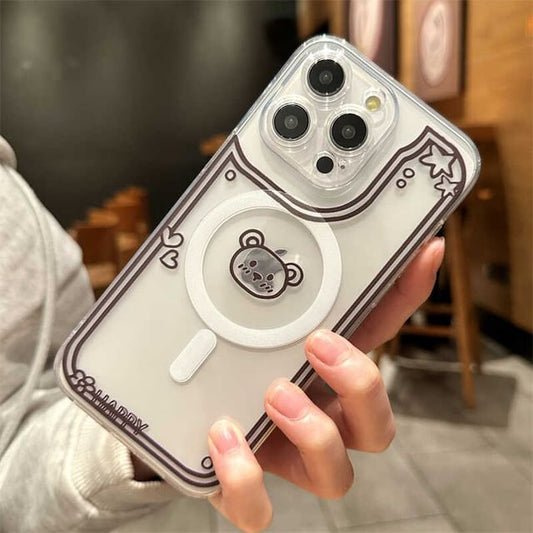 MagSafe) (Compatible Phone Case Magnetic with Bear