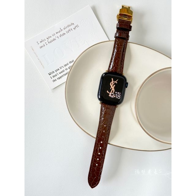 Watch Genuine Apple Leather Band