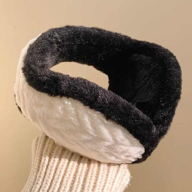 Trim Earmuffs Fluffy Contrast