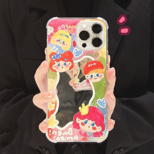 Mirrored Phone Cartoon Case