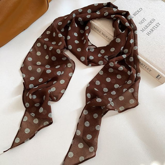 Scarf Narrow Dot Polka