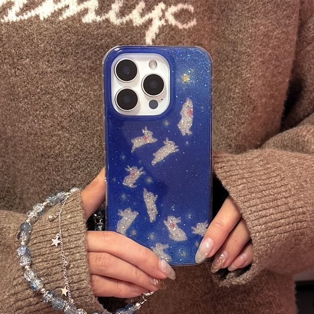 Set / Case Rabbit Phone Strap