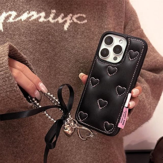 / Strap Set Heart Case Phone