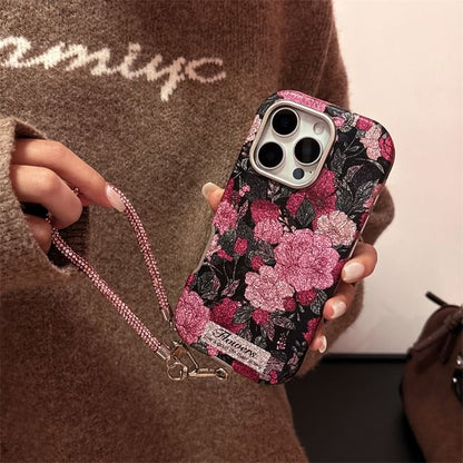 Phone Set Rose Case Strap /