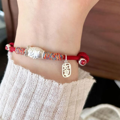 Sterling 925 Bracelet Fish String Silver