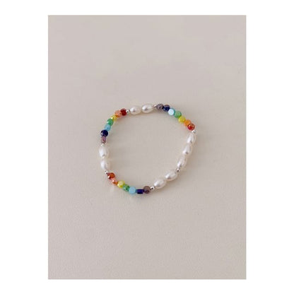 Sterling Bracelet Beaded Silver