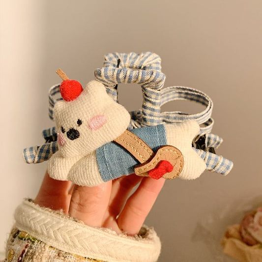 Cartoon Plaid Hair Claw