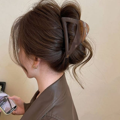 Hair Clip Acrylic Claw Triangle