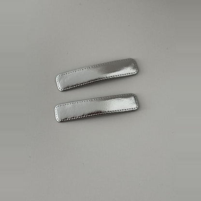 Set Geometric Hair Alloy Clip