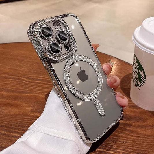 MagSafe) (Compatible Magnetic with Embellished Phone Case