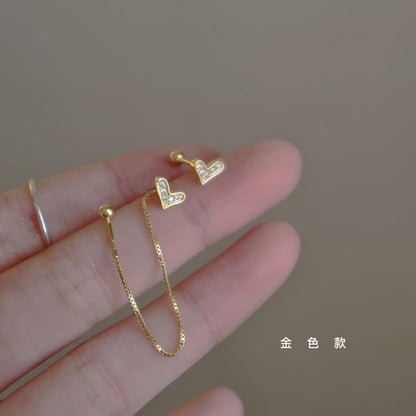 Dangle Heart Earring Alloy