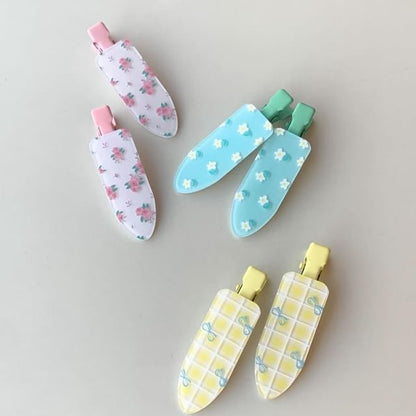 Acrylic Clip Hair Patterned of Set 2: