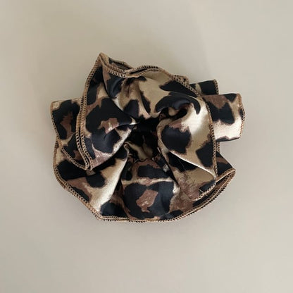 Leopard Print Scrunchie