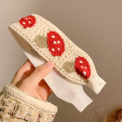 Headband Patterned Wide Crochet