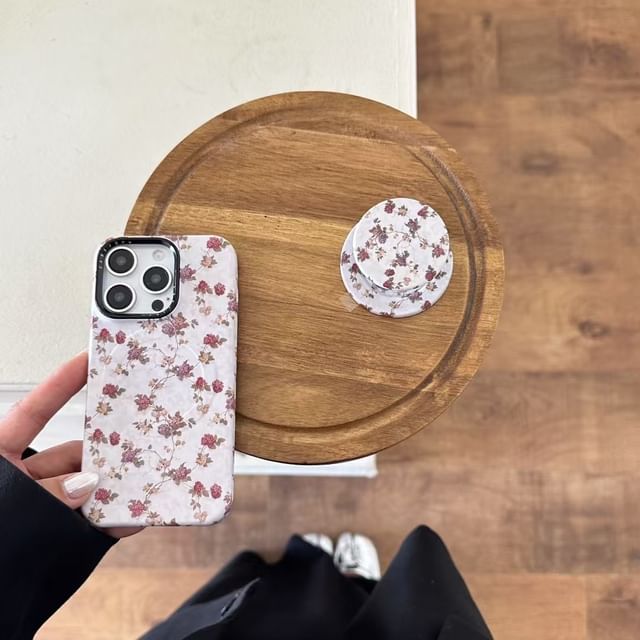 Phone Magnetic (Compatible Case with MagSafe) Floral
