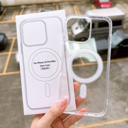 Case with Transparent (Compatible MagSafe) Magnetic Phone