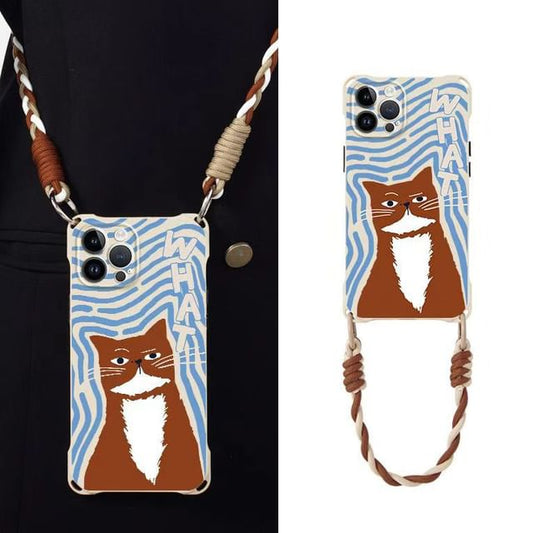 Case Lanyard Set Cat Phone /