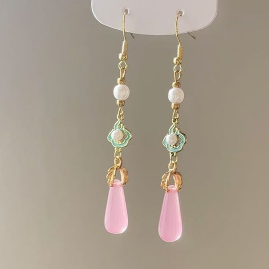 Earring Dangle Pearl Faux