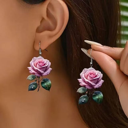 Earring Dangle Flower