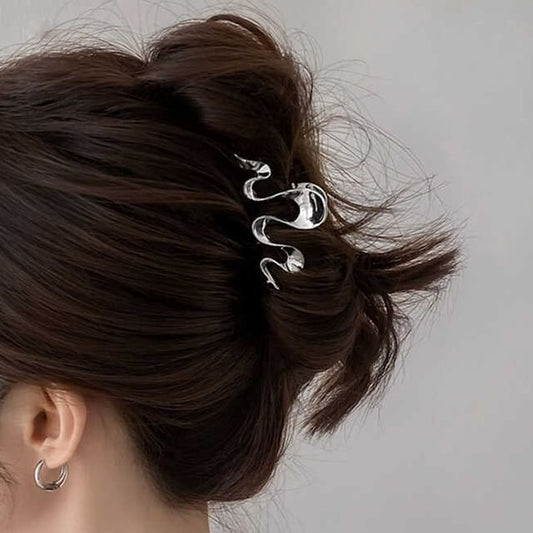 Hair Wavy Claw Alloy