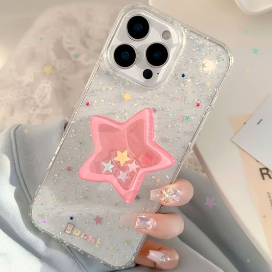 Case Glitter Star Phone