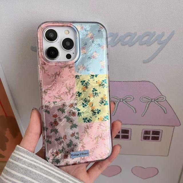 Phone Panel Case Floral