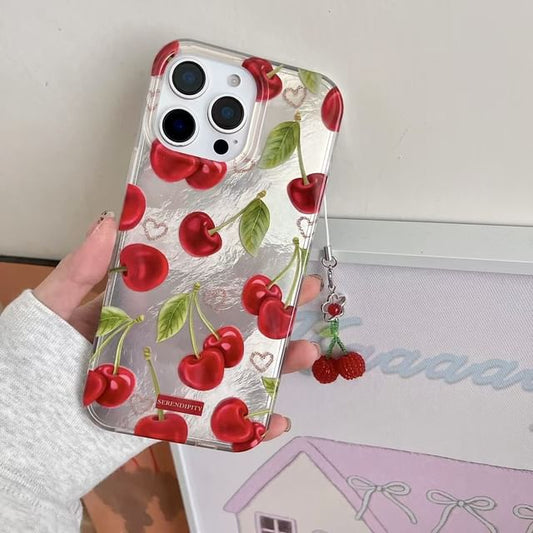 Set Charm Case Phone Cherry /