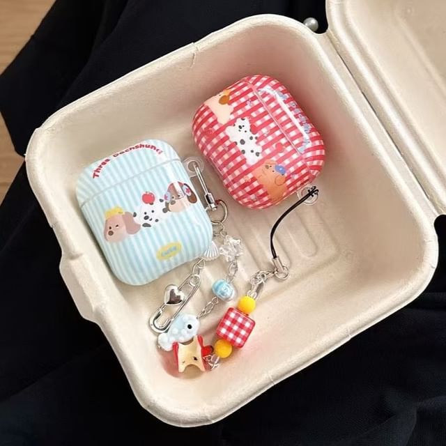 Apple / Case Earphone Pro Dog Skin AirPods Plaid